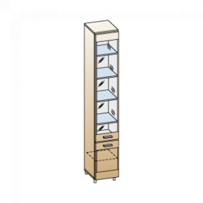 Гостиная Камелия Композиция 1 (Гикори Джексон светлый) в Уфе - ufa.ok-mebel.com | фото 3
