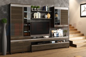 Гостиная Камелия Композиция 1 (Гикори Джексон темный) в Уфе - ufa.ok-mebel.com | фото