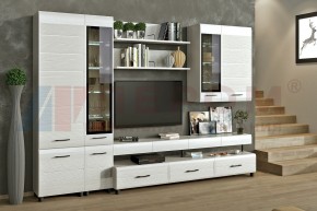 Гостиная Камелия Композиция 1 (Снежный ясень) в Уфе - ufa.ok-mebel.com | фото