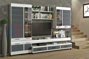 Гостиная Камелия Композиция 1 (Снежный ясень - серый) в Уфе - ufa.ok-mebel.com | фото