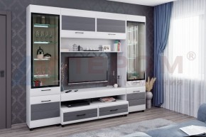 Гостиная Камелия Композиция 11 (Снежный ясень - серый) в Уфе - ufa.ok-mebel.com | фото
