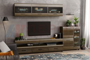 Гостиная Камелия Композиция 12 (Гикори Джексон темный) в Уфе - ufa.ok-mebel.com | фото