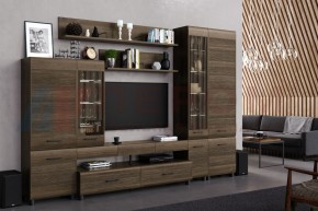 Гостиная Камелия Композиция 2 (Гикори Джексон темный) в Уфе - ufa.ok-mebel.com | фото