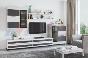 Гостиная Камелия Композиция 6 (Снежный ясень - серый) в Уфе - ufa.ok-mebel.com | фото