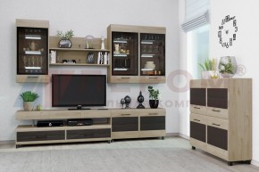 Гостиная Камелия Композиция 8 (Гикори Джексон светлый комбинированный) в Уфе - ufa.ok-mebel.com | фото