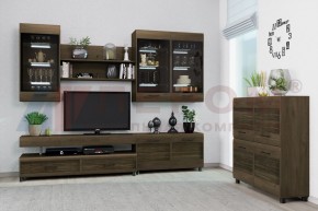 Гостиная Камелия Композиция 8 (Гикори Джексон темный) в Уфе - ufa.ok-mebel.com | фото