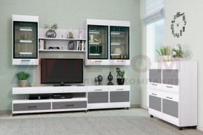 Гостиная Камелия Композиция 8 (Снежный ясень - серый) в Уфе - ufa.ok-mebel.com | фото