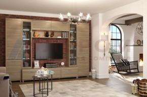 Гостиная Мелисса Композиция 1 (Ясень Асахи) в Уфе - ufa.ok-mebel.com | фото