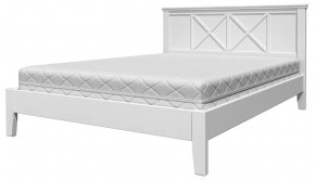 ГРАЦИЯ-2 Кровать из массива 1600 (Белый античный) в Уфе - ufa.ok-mebel.com | фото