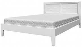ГРАЦИЯ-3 Кровать из массива 1400 (Белый античный) в Уфе - ufa.ok-mebel.com | фото