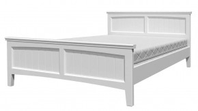 ГРАЦИЯ-4 Кровать из массива 1400 (Белый античный) в Уфе - ufa.ok-mebel.com | фото