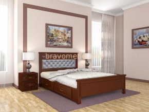 ГРАЦИЯ Кровать из массива 1400 с 2-мя ящиками в Уфе - ufa.ok-mebel.com | фото 2