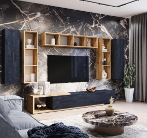 ХЛОЯ Гостиная (Дуб Вотан/Обсидиан) модульная в Уфе - ufa.ok-mebel.com | фото 10