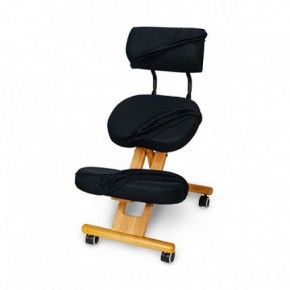 Коленный стул со спинкой Smartstool KW02В + Чехлы в Уфе - ufa.ok-mebel.com | фото