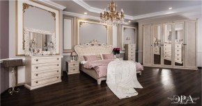 Комод 4 ящика Афина + Зеркало ППУ Афина (крем корень) в Уфе - ufa.ok-mebel.com | фото 7