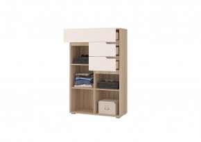 Комод АНТАЛИЯ (Сонома/Белый софт) в Уфе - ufa.ok-mebel.com | фото 2