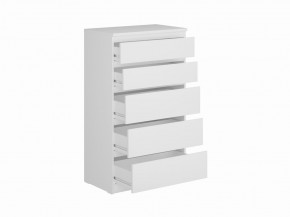 Комод КАСТОР с пятью ящиками, цвет белый в Уфе - ufa.ok-mebel.com | фото 2