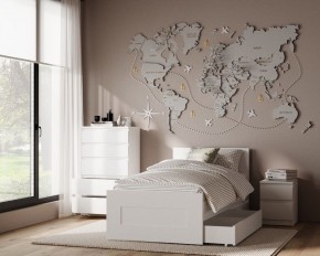 Комод КАСТОР с пятью ящиками, цвет белый в Уфе - ufa.ok-mebel.com | фото 3