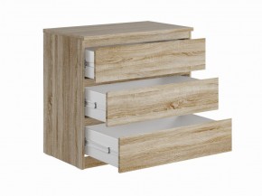 Комод МАЛЬТА с тремя выдвижными ящиками, цвет Дуб Сонома в Уфе - ufa.ok-mebel.com | фото 3