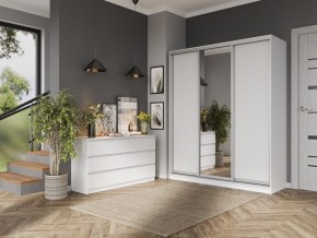 Комод с 6 ящиками 1400 "Бьянко" (Белый лофт) в Уфе - ufa.ok-mebel.com | фото 2