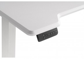Компьютерный стол Маркос с механизмом подъема 120х75х75 белый / шагрень белая в Уфе - ufa.ok-mebel.com | фото 7