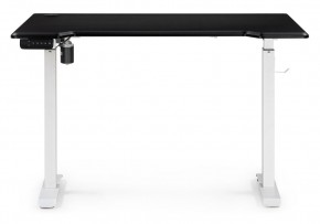 Компьютерный стол Маркос с механизмом подъема 120х75х75 черная шагрень / белый в Уфе - ufa.ok-mebel.com | фото 4