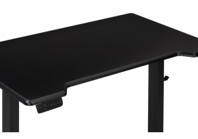 Компьютерный стол Маркос с механизмом подъема 120х75х75 черный /шагрень черная в Уфе - ufa.ok-mebel.com | фото 3