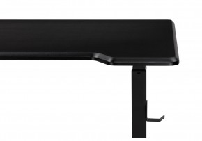 Компьютерный стол Маркос с механизмом подъема 120х75х75 черный /шагрень черная в Уфе - ufa.ok-mebel.com | фото 6