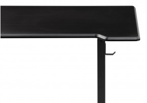 Компьютерный стол Маркос с механизмом подъема 140х80х75 черный / шагрень черная в Уфе - ufa.ok-mebel.com | фото 8