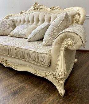 Комплект мягкой мебели Мона Лиза (крем) с раскладным механизмом в Уфе - ufa.ok-mebel.com | фото 5
