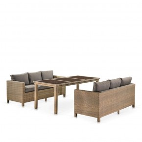 Комплект плетеной мебели T365/S65B-W65 Light Brown в Уфе - ufa.ok-mebel.com | фото