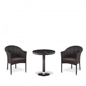 Комплект плетеной мебели T601/Y350A-W53 Brown (2+1) в Уфе - ufa.ok-mebel.com | фото