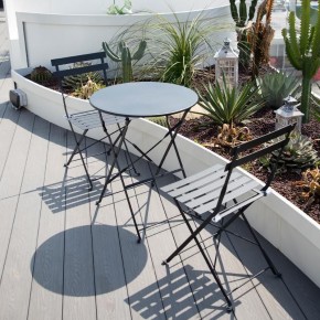 Комплект садовой мебели OTS-001R (стол + 2 стула) металл в Уфе - ufa.ok-mebel.com | фото 2