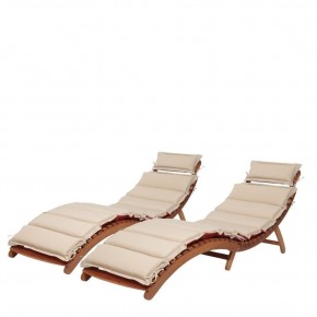 Комплект шезлонги и столик AFM-803A-T133 Beige (2+1) в Уфе - ufa.ok-mebel.com | фото 2