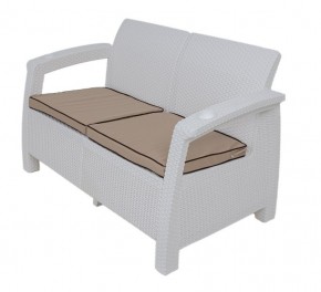 Комплект уличной мебели Yalta Premium Terrace Set (Ялта) белый (+подушки под спину) в Уфе - ufa.ok-mebel.com | фото 2