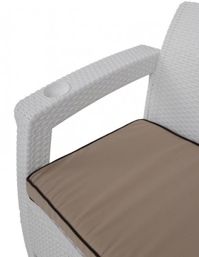 Комплект уличной мебели Yalta Premium Terrace Set (Ялта) белый (+подушки под спину) в Уфе - ufa.ok-mebel.com | фото 5