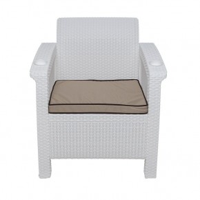 Комплект уличной мебели Yalta Premium Terrace Set (Ялта) белый (+подушки под спину) в Уфе - ufa.ok-mebel.com | фото 6
