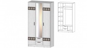 КОСТА-РИКА Шкаф 3-х створчатый (анкор светлый) в Уфе - ufa.ok-mebel.com | фото