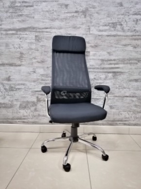 Кресло Barneo K-115 для персонала (черная ткань, черная сетка) в Уфе - ufa.ok-mebel.com | фото