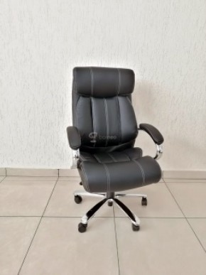 Кресло Barneo K-303 для руководителя (черная экокожа) в Уфе - ufa.ok-mebel.com | фото 1