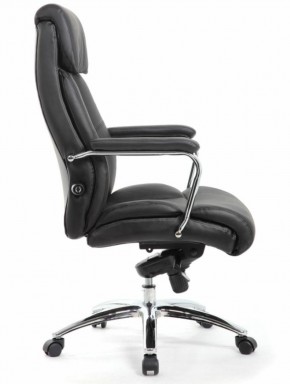 Кресло BRABIX PREMIUM "Phaeton EX-502" (кожа с компаньоном, хром, черное) 530882 в Уфе - ufa.ok-mebel.com | фото 3