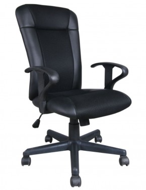 Кресло BRABIX "Optima MG-370" (экокожа/ткань, черное) 531580 в Уфе - ufa.ok-mebel.com | фото 1