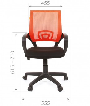Кресло для оператора CHAIRMAN 696 black (ткань TW-11/сетка TW-01) в Уфе - ufa.ok-mebel.com | фото 4