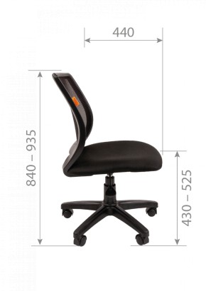 Кресло для оператора CHAIRMAN 699 Б/Л (ткань стандарт/сетка TW-01) в Уфе - ufa.ok-mebel.com | фото 7