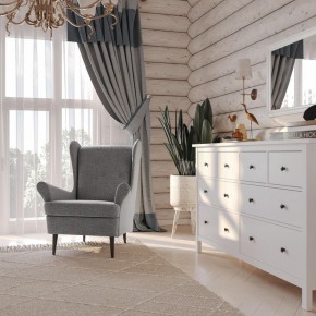 Кресло для отдыха Вало серый, ткань рогожка в Уфе - ufa.ok-mebel.com | фото 2