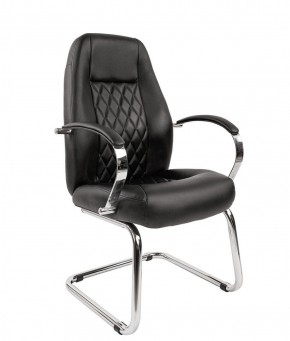 Кресло для посетителя CHAIRMAN 950 V Черное в Уфе - ufa.ok-mebel.com | фото