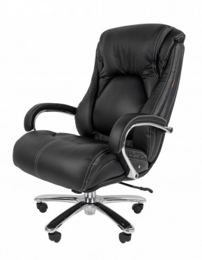 Кресло для руководителя CHAIRMAN 402 (Кожа) Черное в Уфе - ufa.ok-mebel.com | фото 2