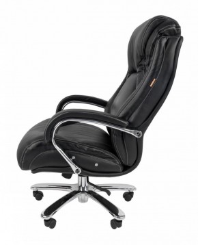 Кресло для руководителя CHAIRMAN 402 (Кожа) Черное в Уфе - ufa.ok-mebel.com | фото 3