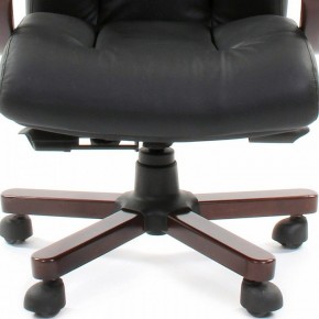Кресло для руководителя Chairman 421 черный/орех темный, черный в Уфе - ufa.ok-mebel.com | фото 4