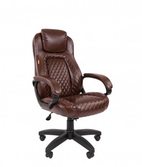 Кресло для руководителя  CHAIRMAN 432 (Экокожа коричневая) в Уфе - ufa.ok-mebel.com | фото